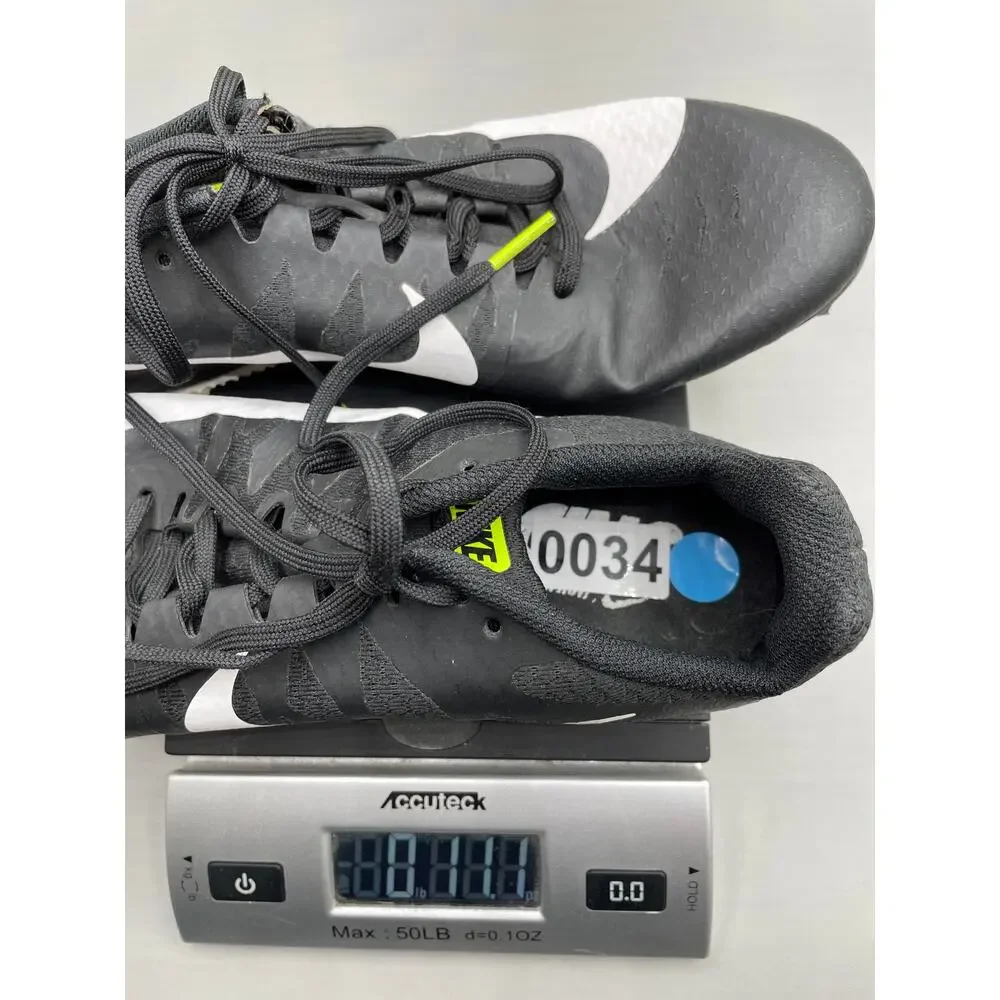 Nike Black Zoom Rival S Racing Men’s Track Cleats Lace Shoes *No Spikes 7